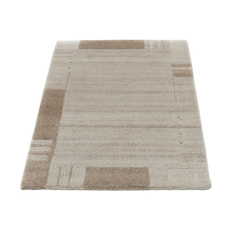 Alfombra de Nepal - 90 x 60 cm - beige