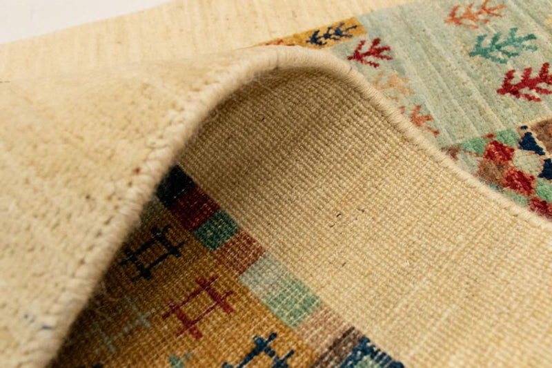 Alfombra de diseño - 137 x 69 cm - beige
