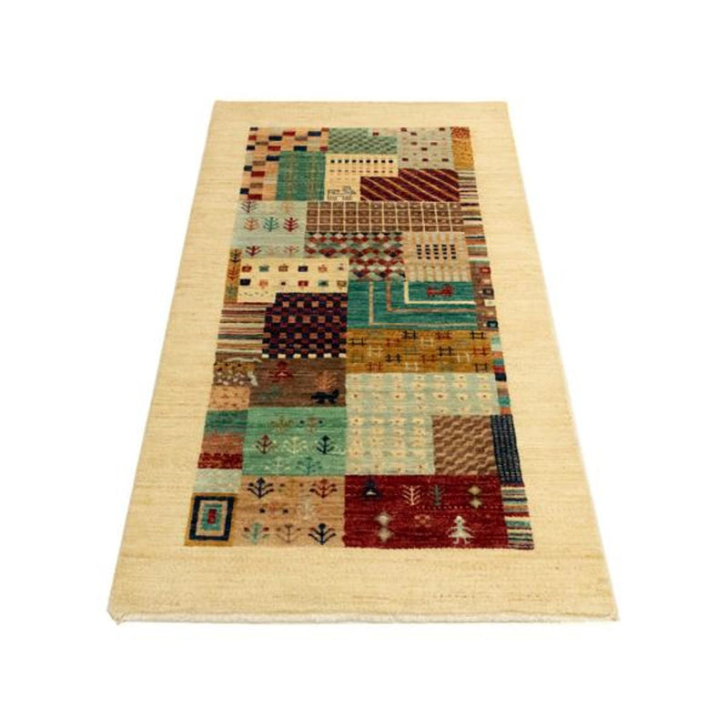 Alfombra de diseño - 137 x 69 cm - beige