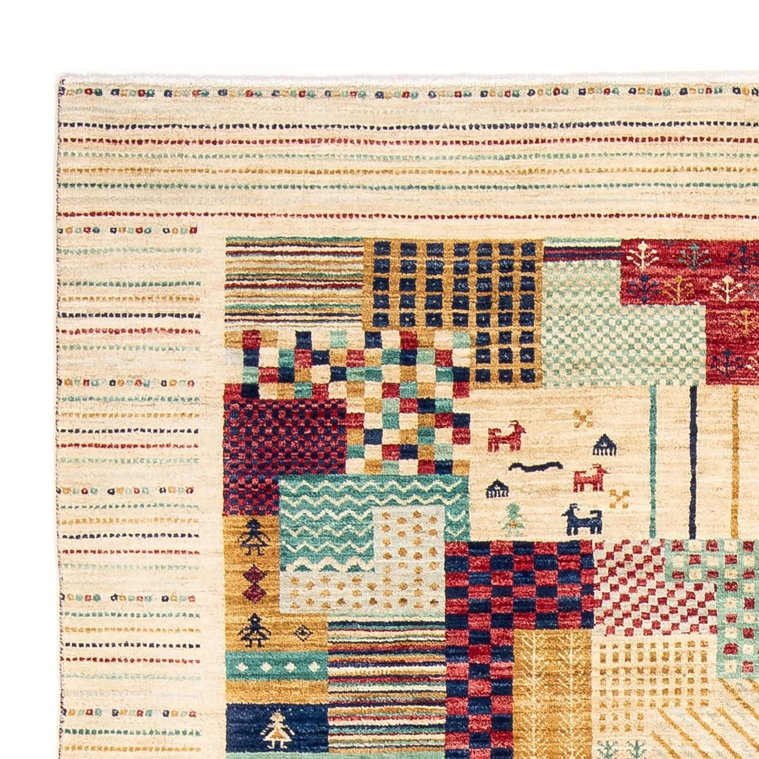 Alfombra de diseño - 238 x 170 cm - beige