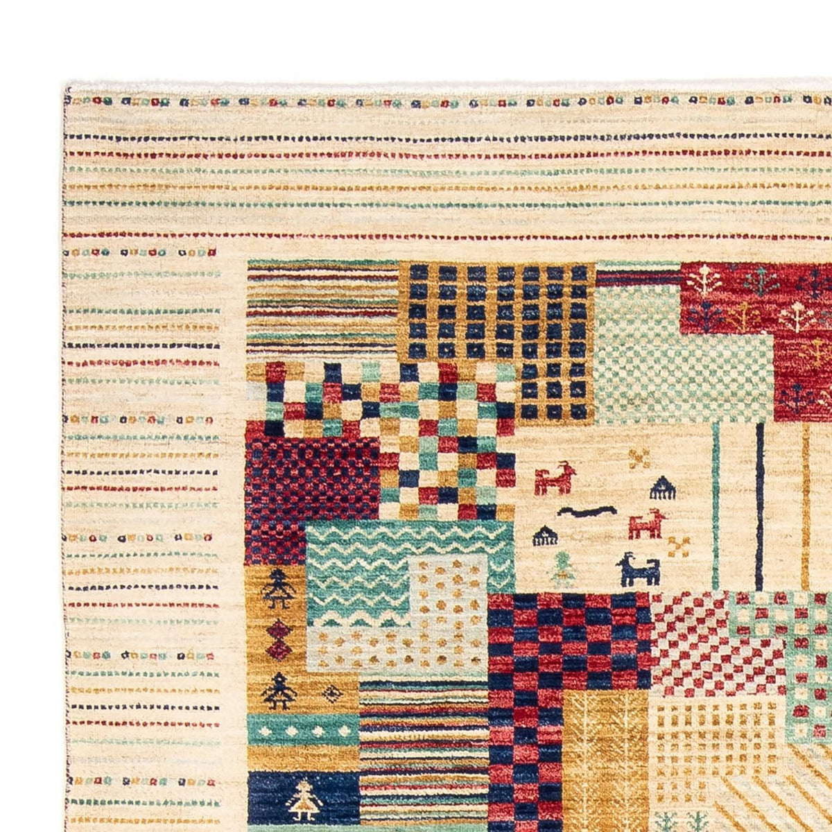Alfombra de diseño - 238 x 170 cm - beige