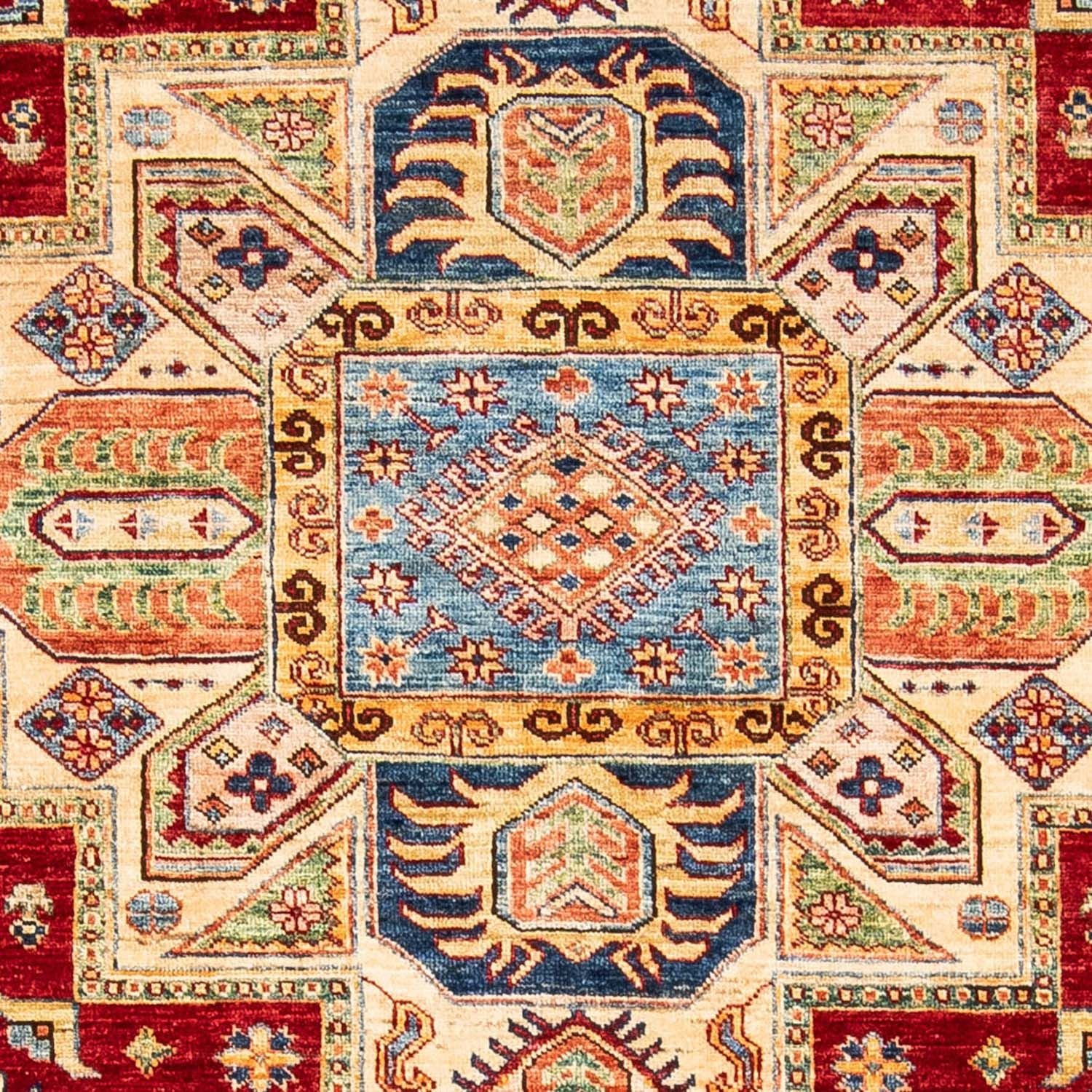 Alfombra Ziegler - Kazak - 246 x 179 cm - rojo oscuro
