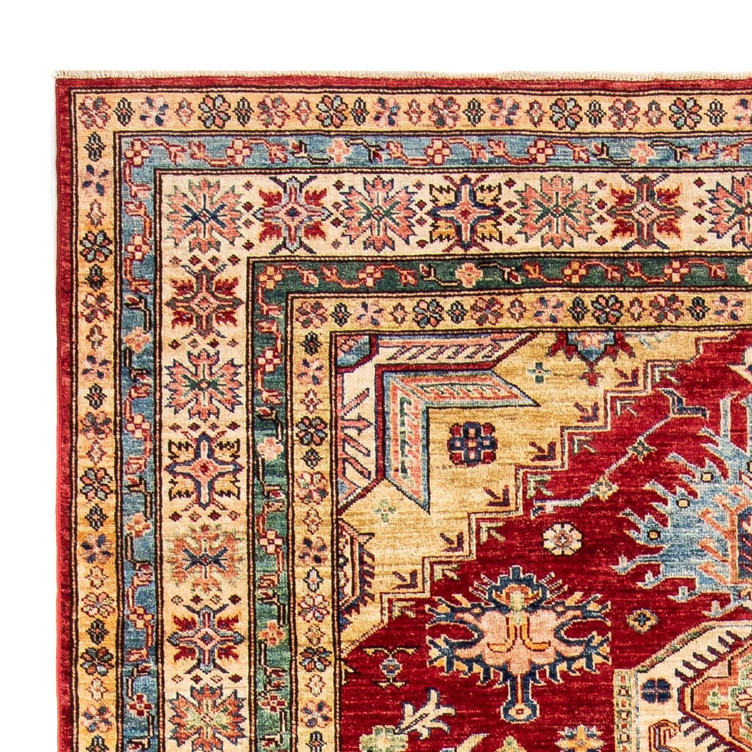 Alfombra Ziegler - Kazak - 246 x 179 cm - rojo oscuro