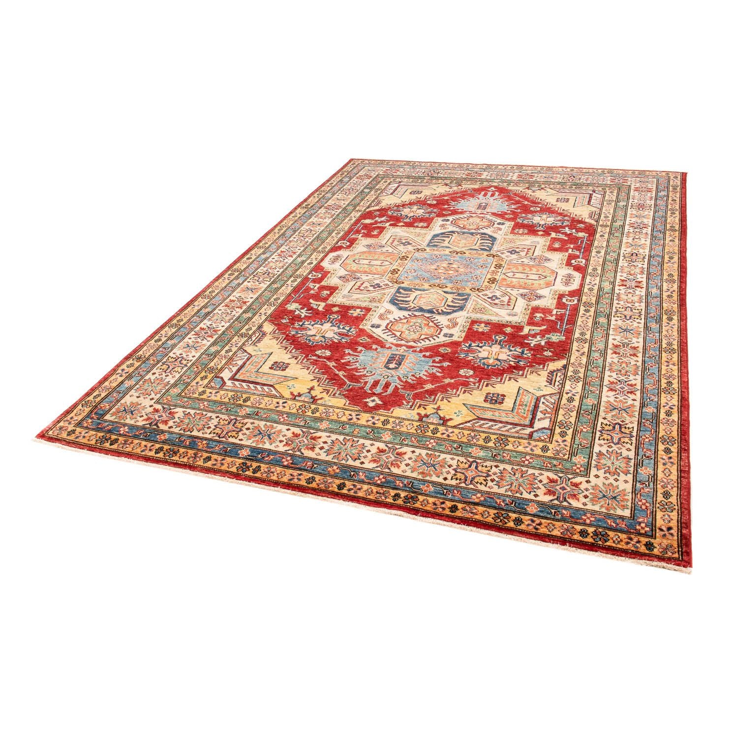 Alfombra Ziegler - Kazak - 246 x 179 cm - rojo oscuro