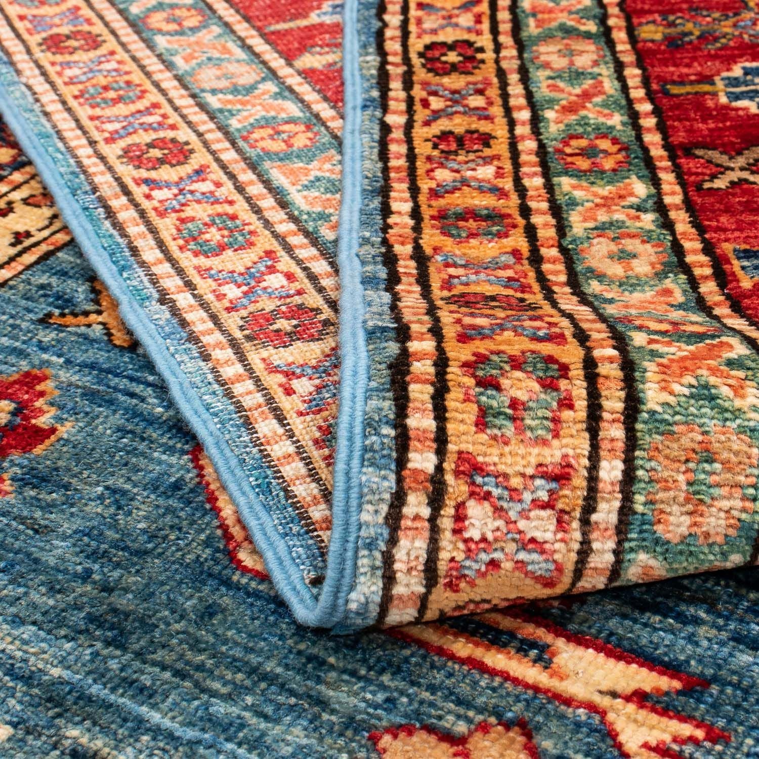 Alfombra Ziegler - Kazak - 286 x 182 cm - azul