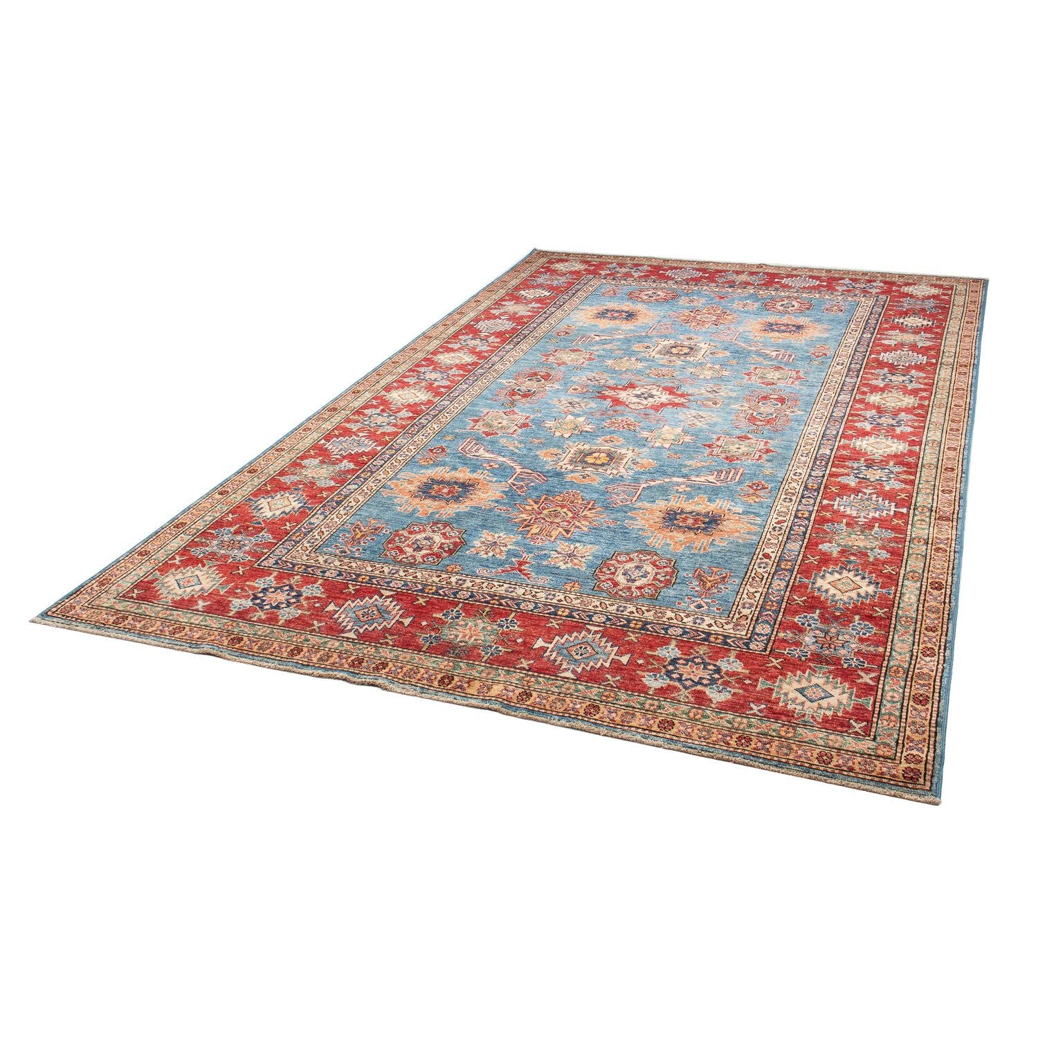 Alfombra Ziegler - Kazak - 286 x 182 cm - azul
