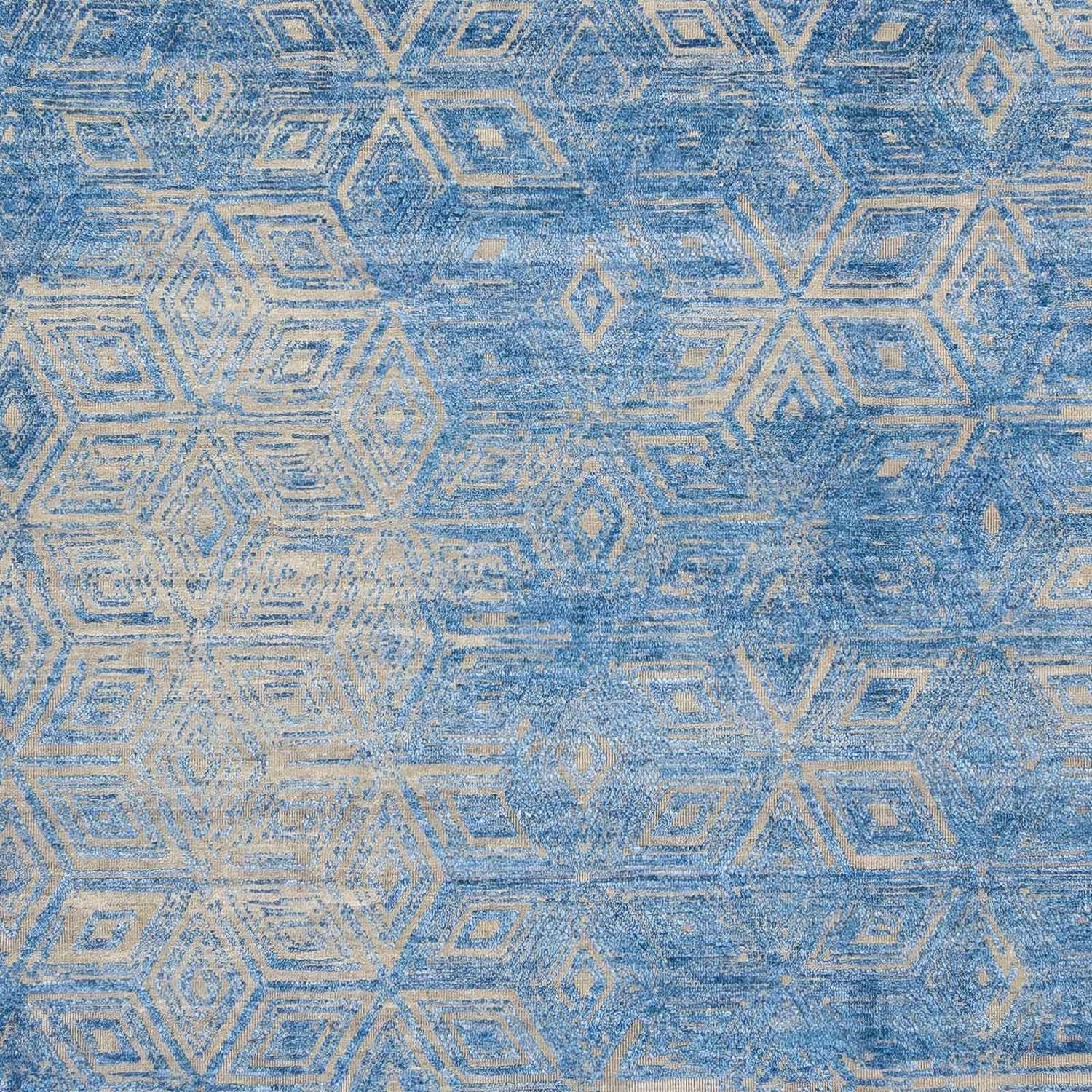 Alfombra de diseño - 307 x 248 cm - azul