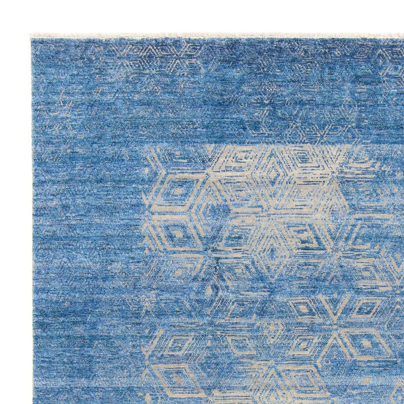Alfombra de diseño - 307 x 248 cm - azul