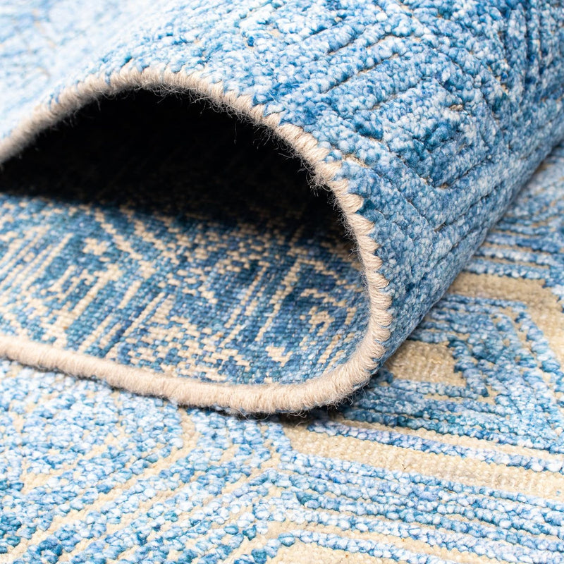 Alfombra de diseño - 307 x 248 cm - azul