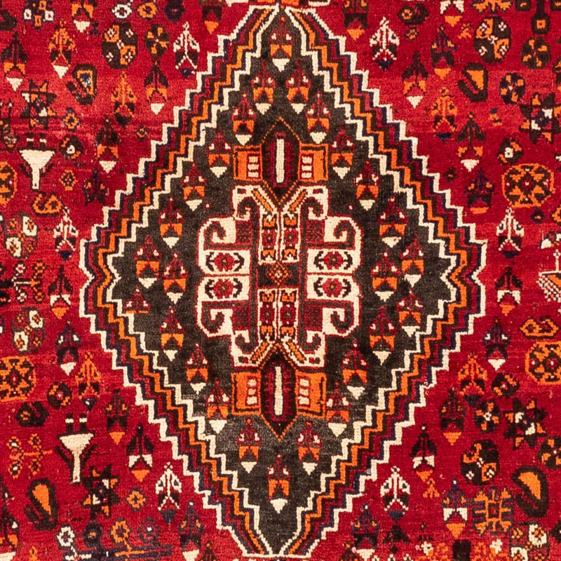 Alfombra persa - Nómada - 275 x 175 cm - rojo oscuro