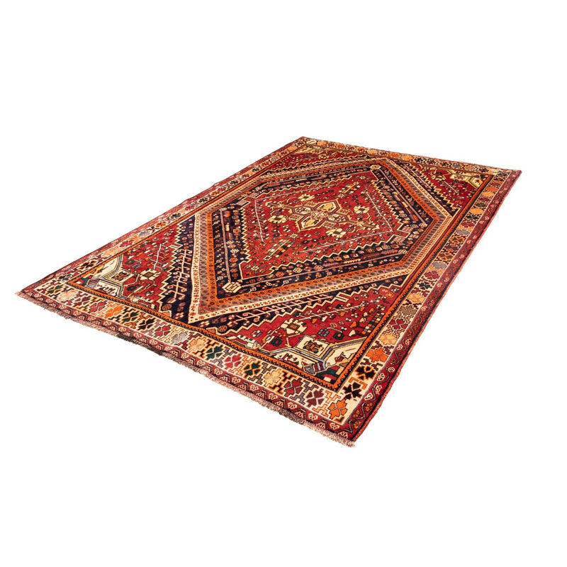 Alfombra persa - Nómada - 255 x 163 cm - rojo oscuro