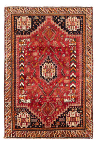 Alfombra persa - Nómada - 234 x 155 cm - rojo oscuro