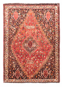 Alfombra persa - Nómada - 176 x 123 cm - rojo oscuro
