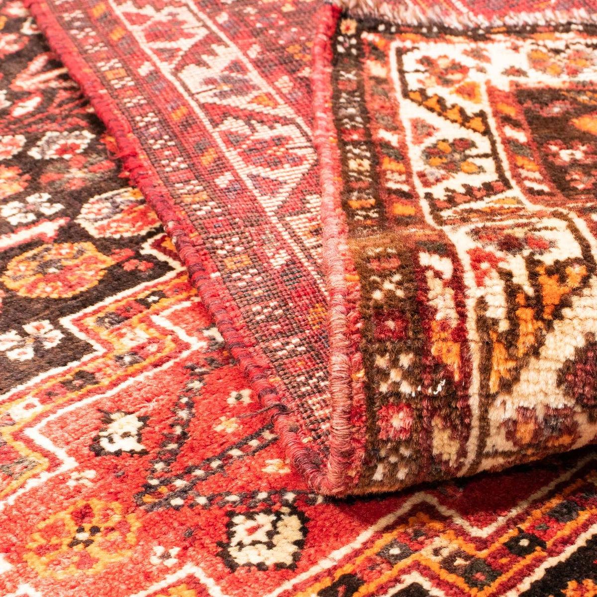 Alfombra persa - Nómada - 176 x 123 cm - rojo oscuro