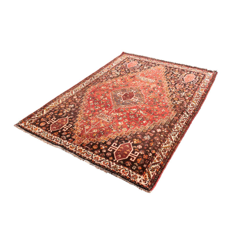Alfombra persa - Nómada - 176 x 123 cm - rojo oscuro