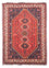 Alfombra persa - Nómada - 155 x 116 cm - rojo oscuro
