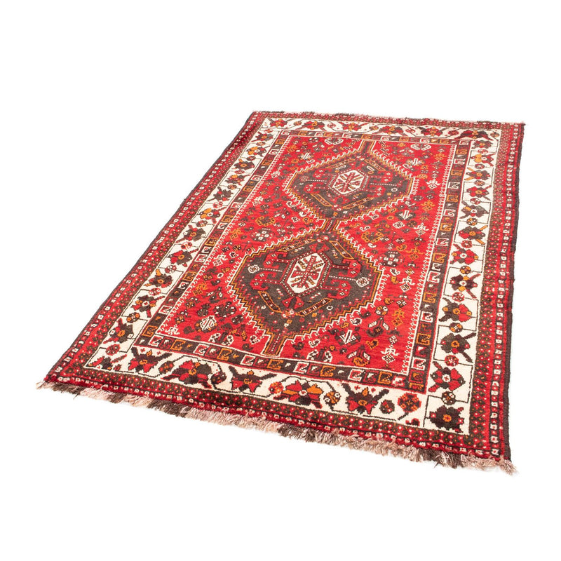 Alfombra persa - Nómada - 160 x 112 cm - rojo oscuro