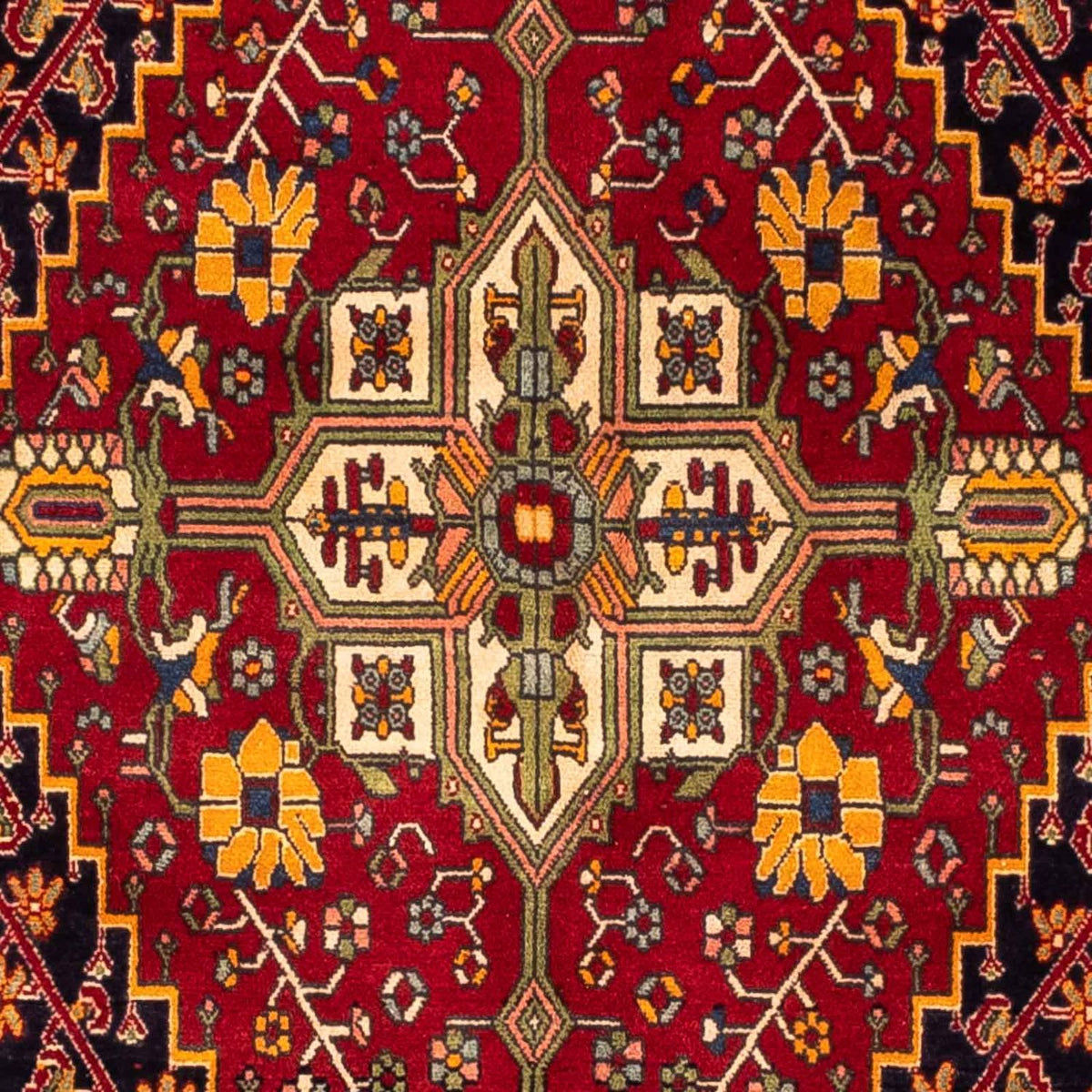 Alfombra persa - Nómada - 250 x 152 cm - rojo oscuro