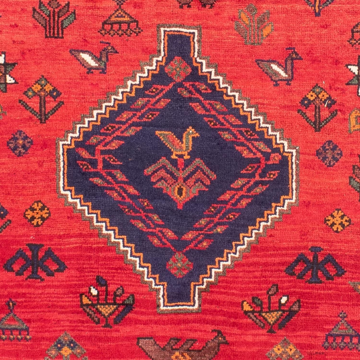 Alfombra persa - Nómada - 277 x 210 cm - rojo
