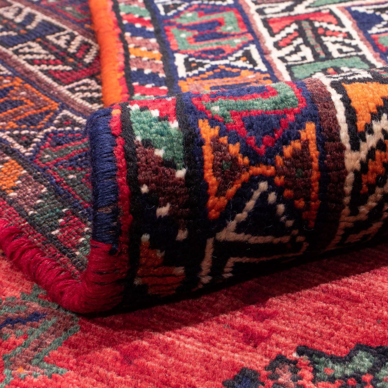 Alfombra persa - Nómada - 277 x 210 cm - rojo