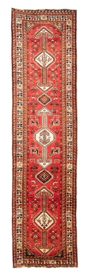 Alfombra de pasillo Alfombra persa - Nómada - 412 x 107 cm - rojo
