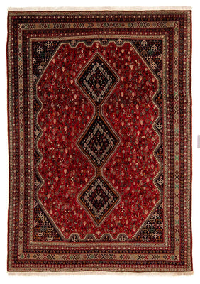 Alfombra persa - Nómada - 405 x 292 cm - rojo oscuro
