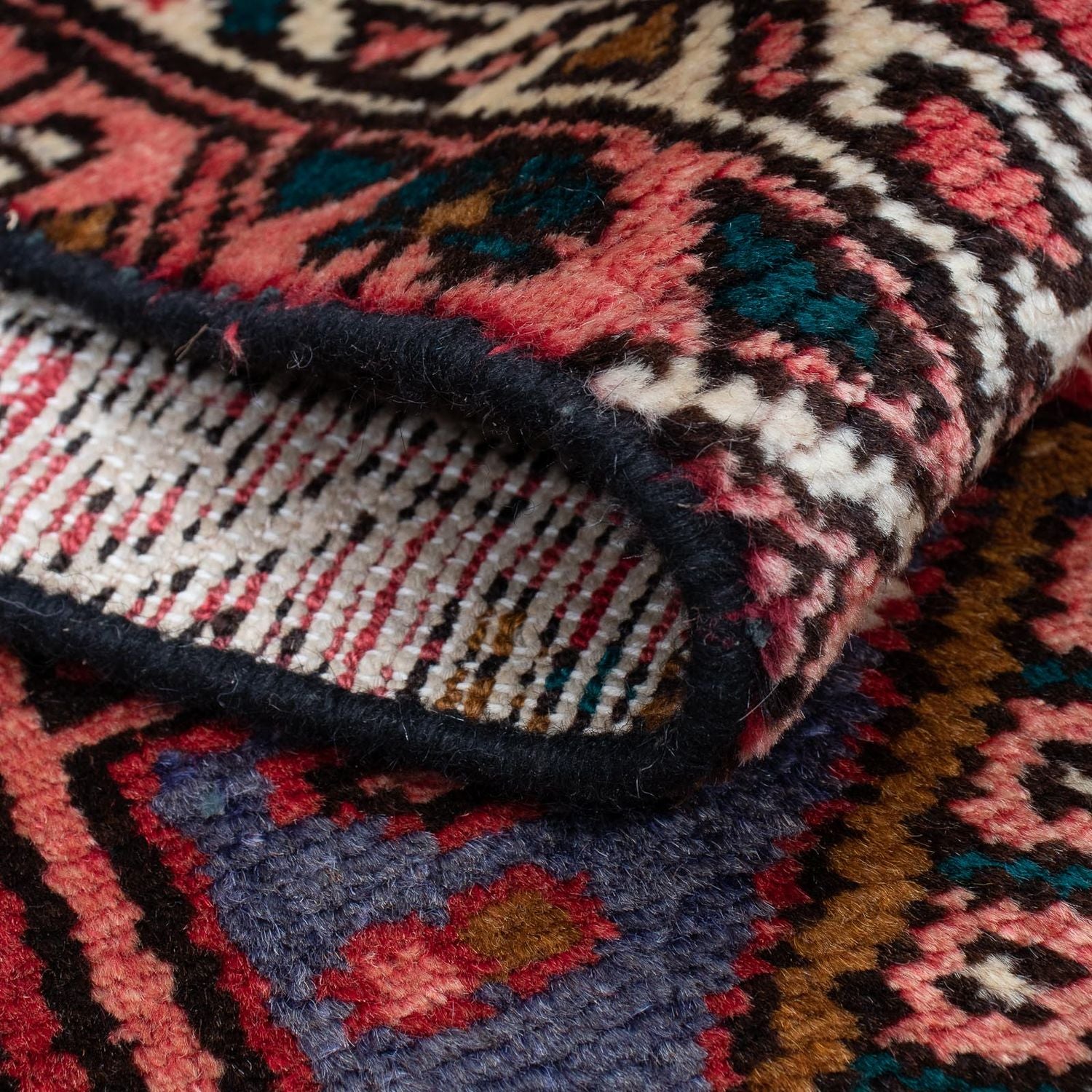 Alfombra de pasillo Alfombra persa - Nómada - 323 x 82 cm - rojo