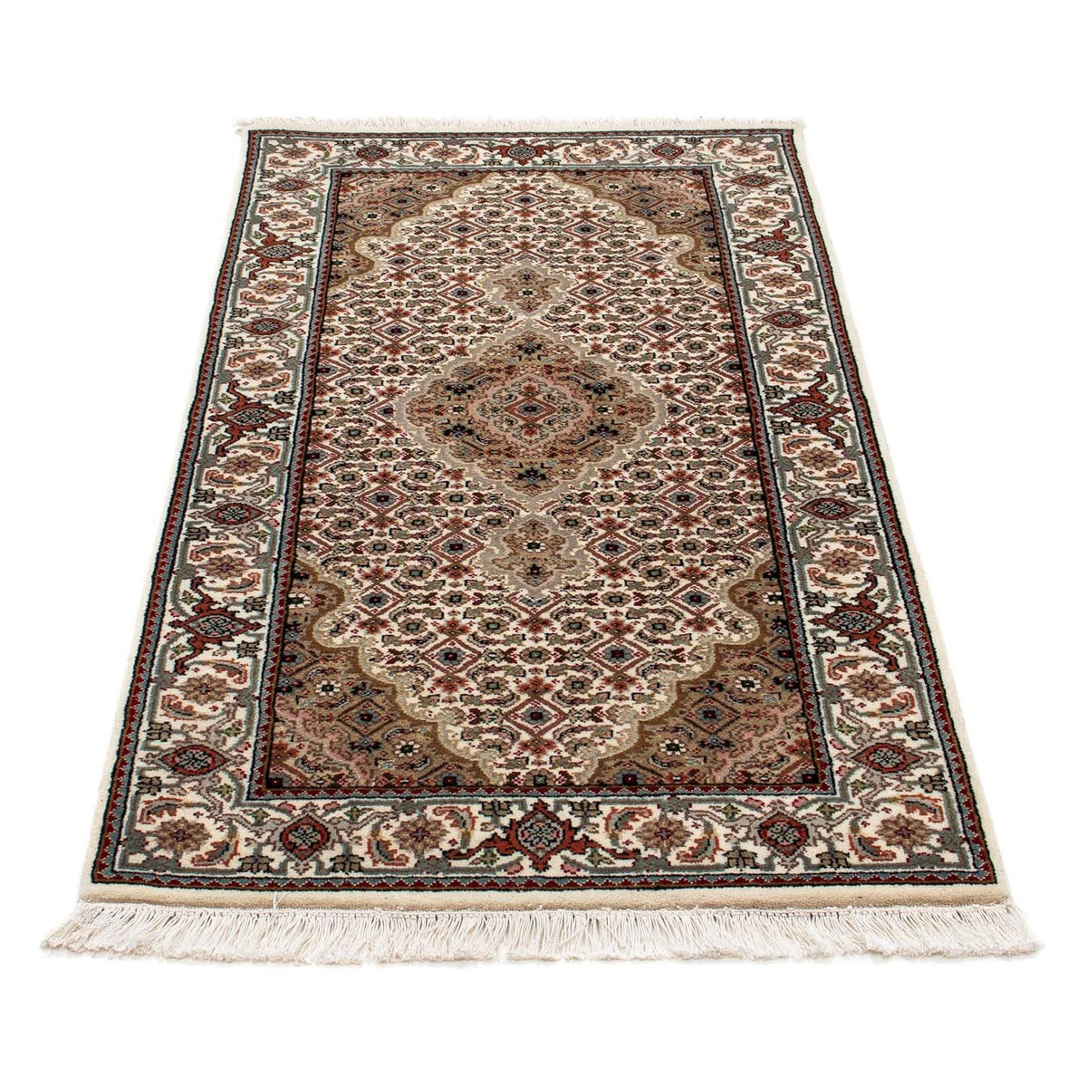 Alfombra persa - Tabriz - 140 x 73 cm - beige