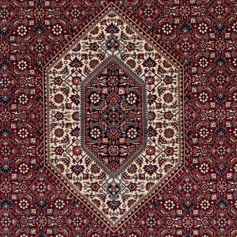 Alfombra persa - Bidjar - 297 x 202 cm - rojo oscuro