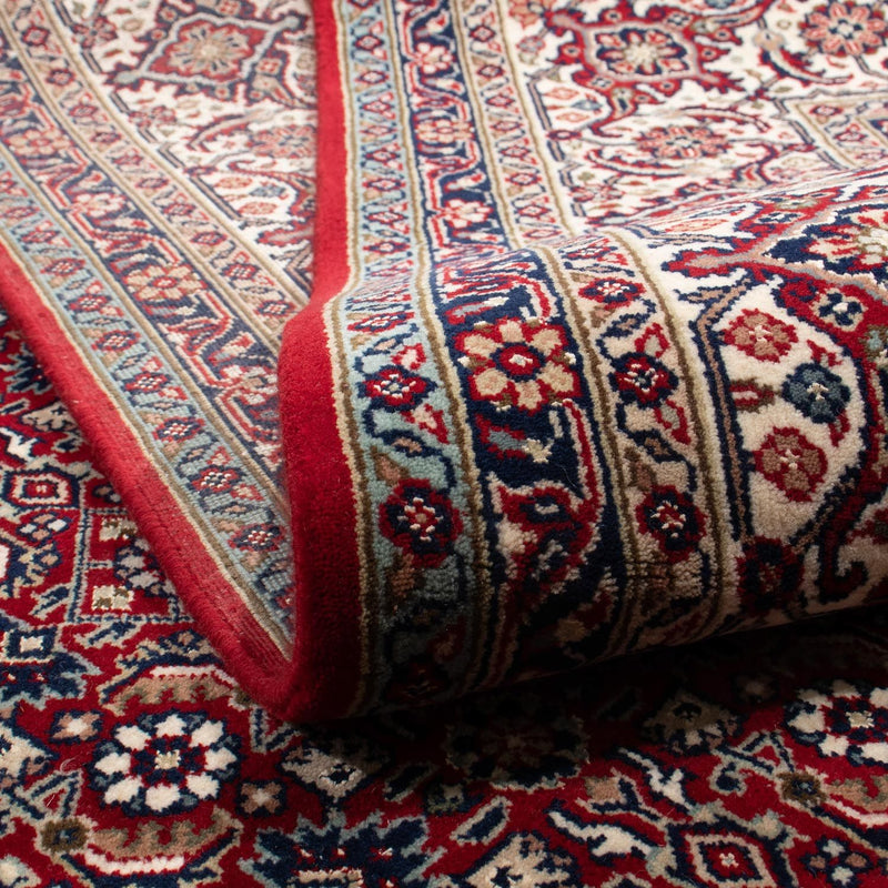 Alfombra persa - Bidjar - 297 x 202 cm - rojo oscuro