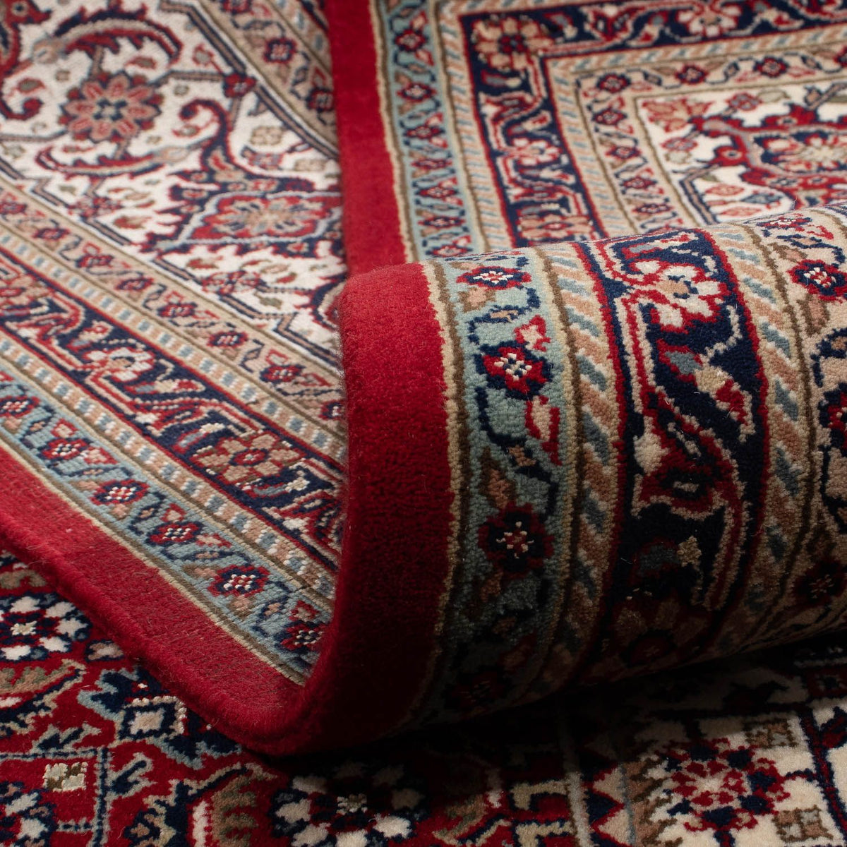 Alfombra persa - Bidjar - 303 x 249 cm - rojo oscuro