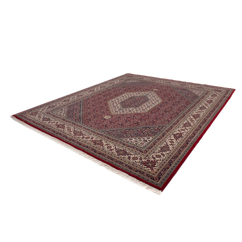 Alfombra persa - Bidjar - 303 x 249 cm - rojo oscuro
