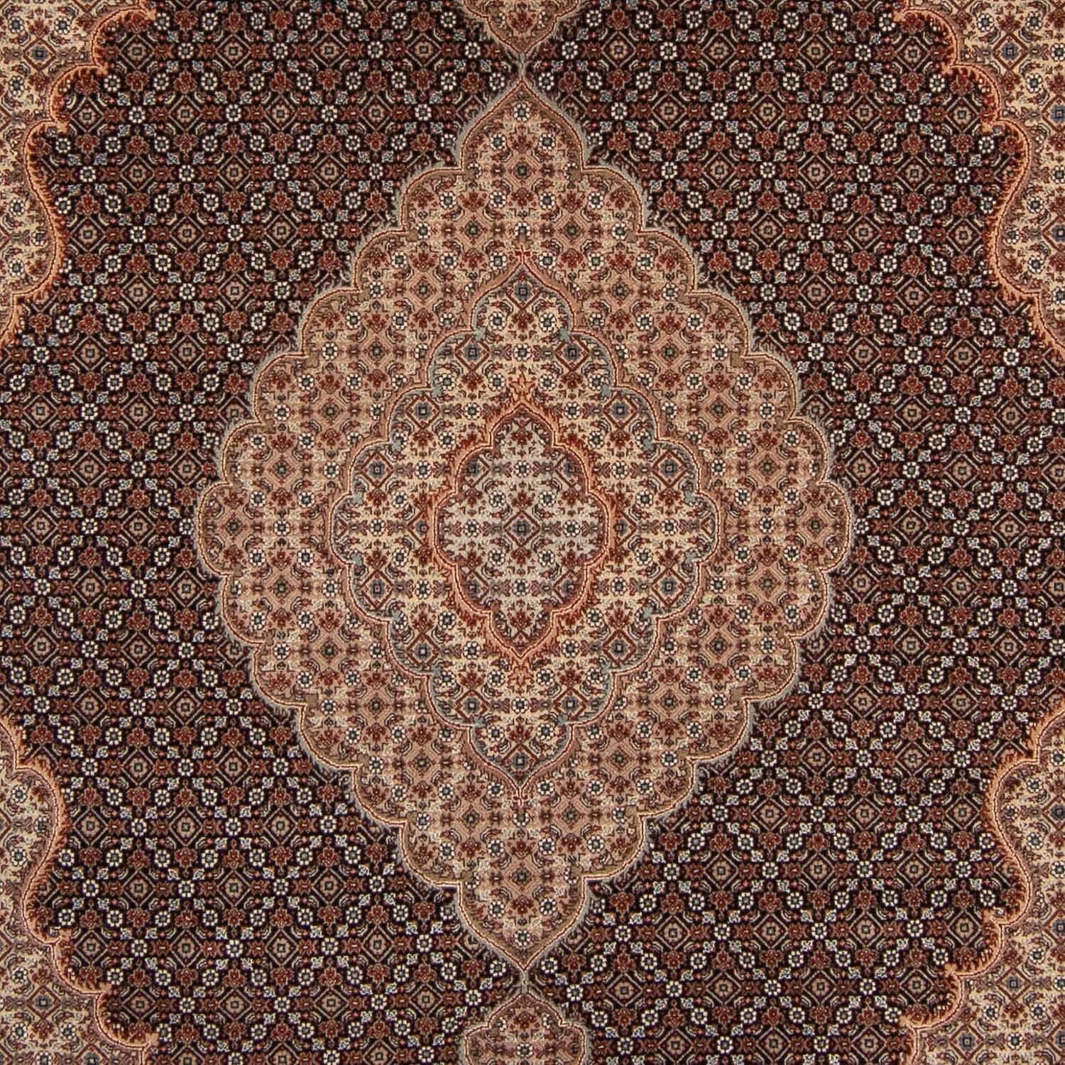Alfombra persa - Tabriz - 303 x 201 cm - azul oscuro