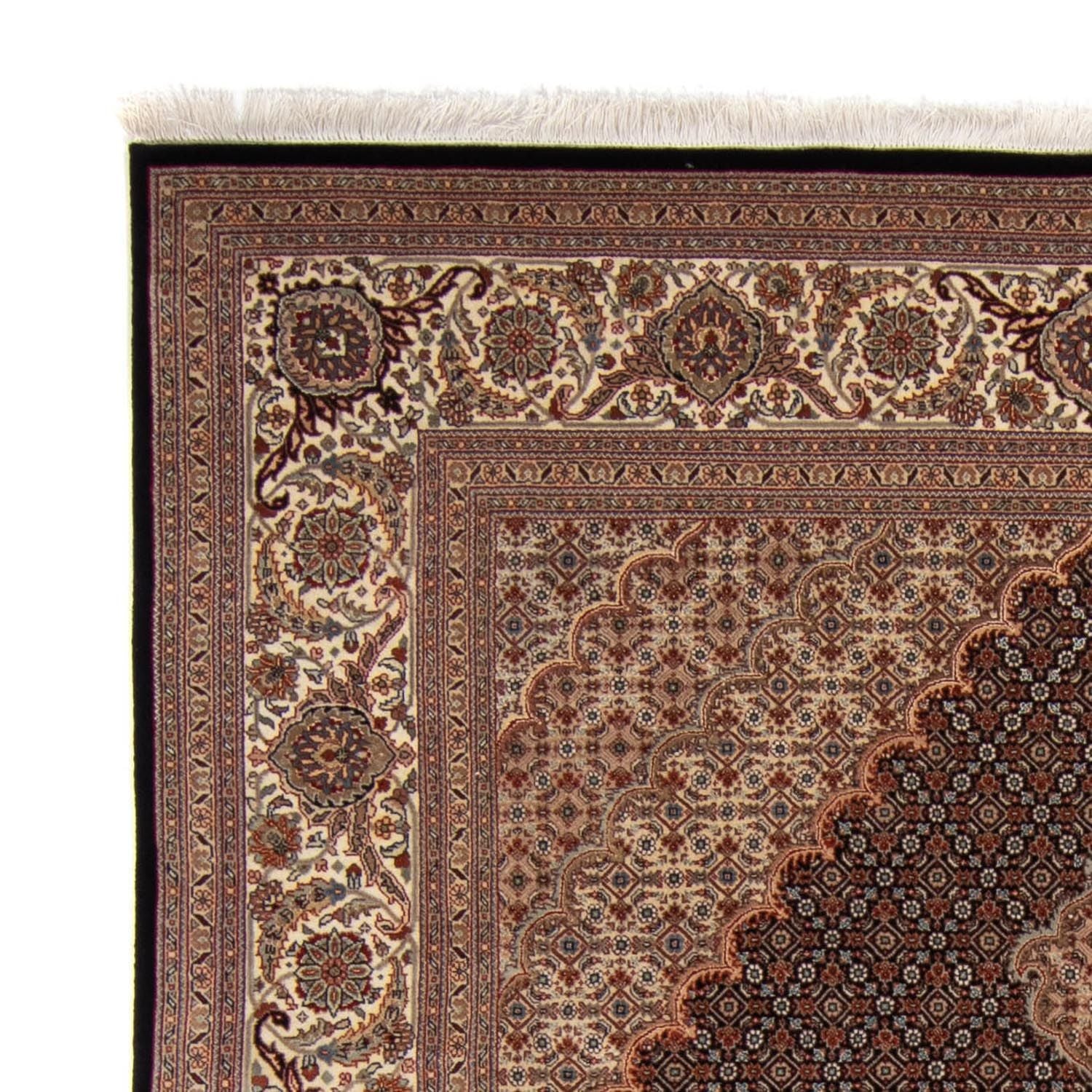 Alfombra persa - Tabriz - 303 x 201 cm - azul oscuro