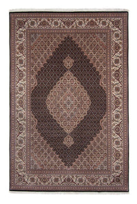 Alfombra persa - Tabriz - 298 x 198 cm - azul oscuro