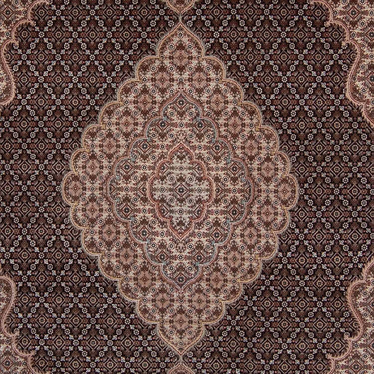 Alfombra persa - Tabriz - 298 x 198 cm - azul oscuro
