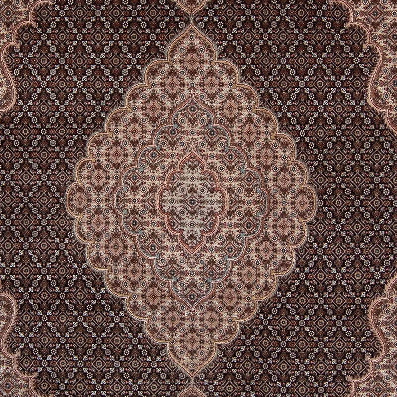 Alfombra persa - Tabriz - 298 x 198 cm - azul oscuro