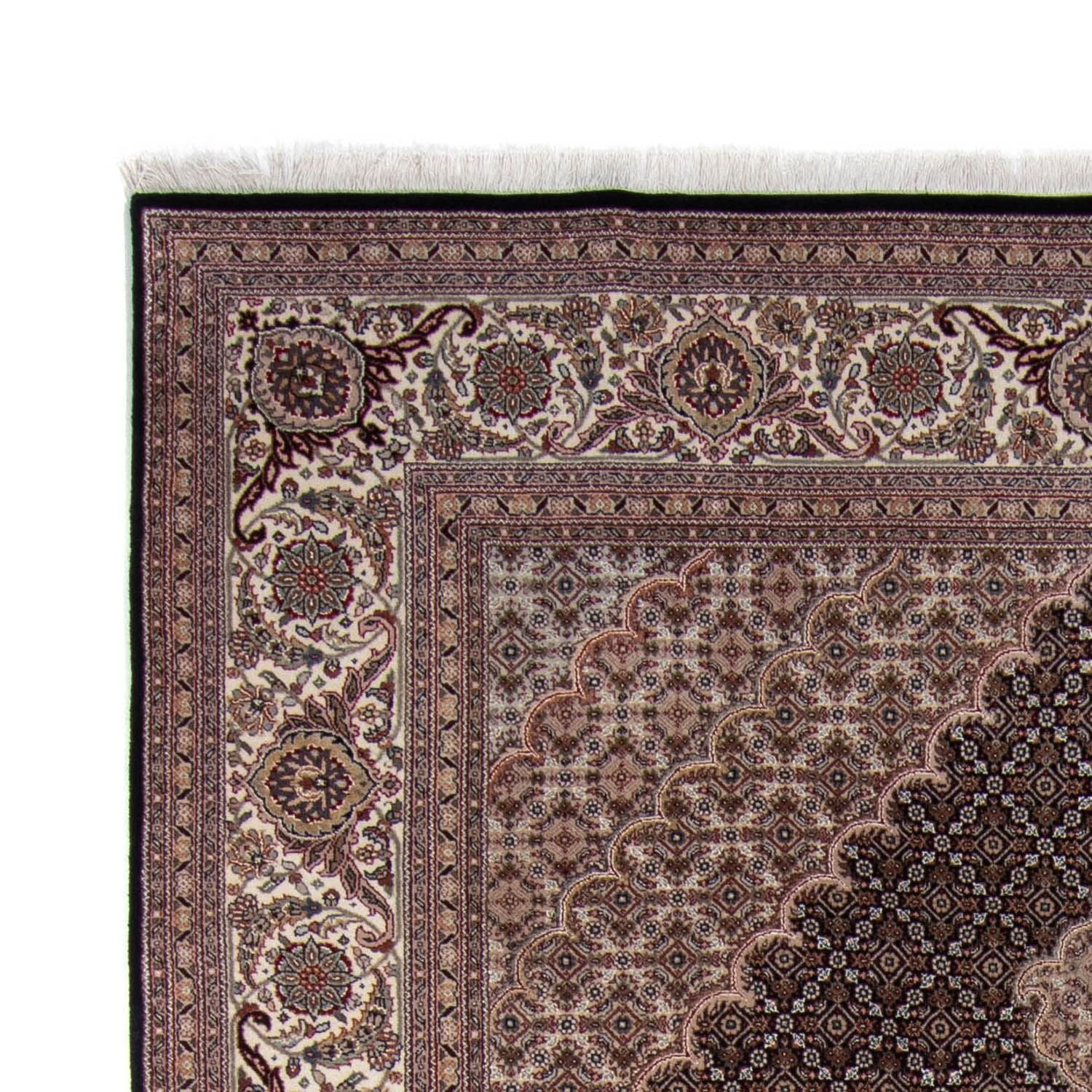 Alfombra persa - Tabriz - 298 x 198 cm - azul oscuro