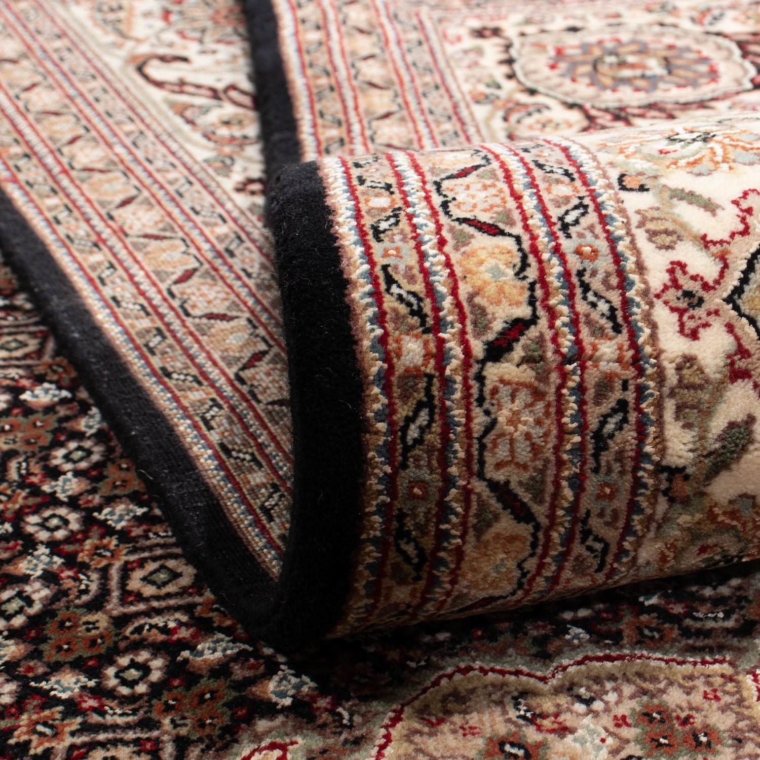 Alfombra persa - Tabriz - 298 x 198 cm - azul oscuro