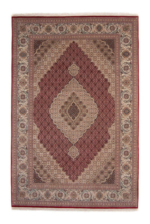 Alfombra persa - Tabriz - 306 x 204 cm - rojo