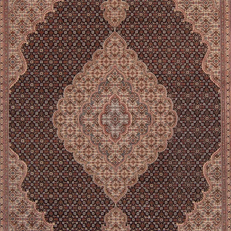Alfombra persa - Tabriz - 299 x 202 cm - azul oscuro