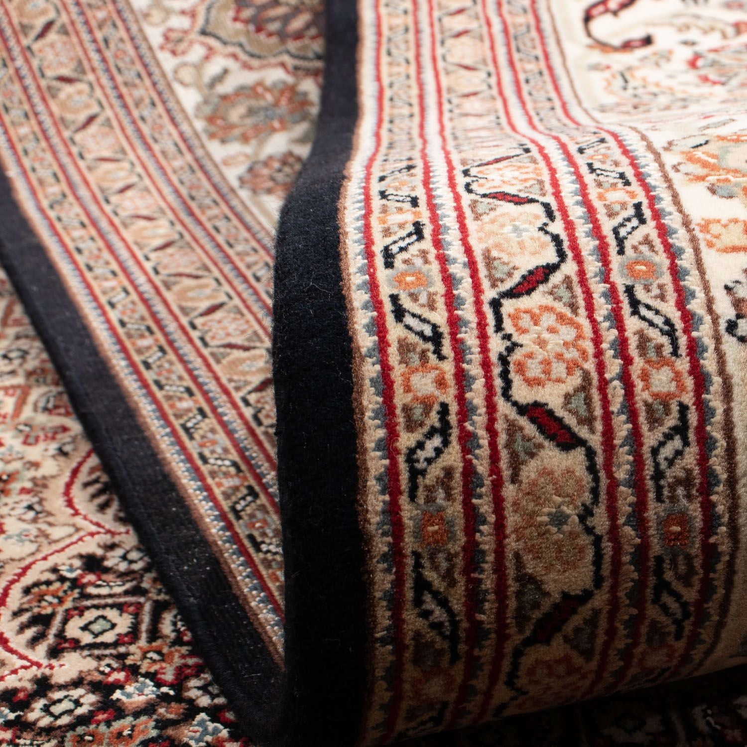 Alfombra persa - Tabriz - 299 x 202 cm - azul oscuro