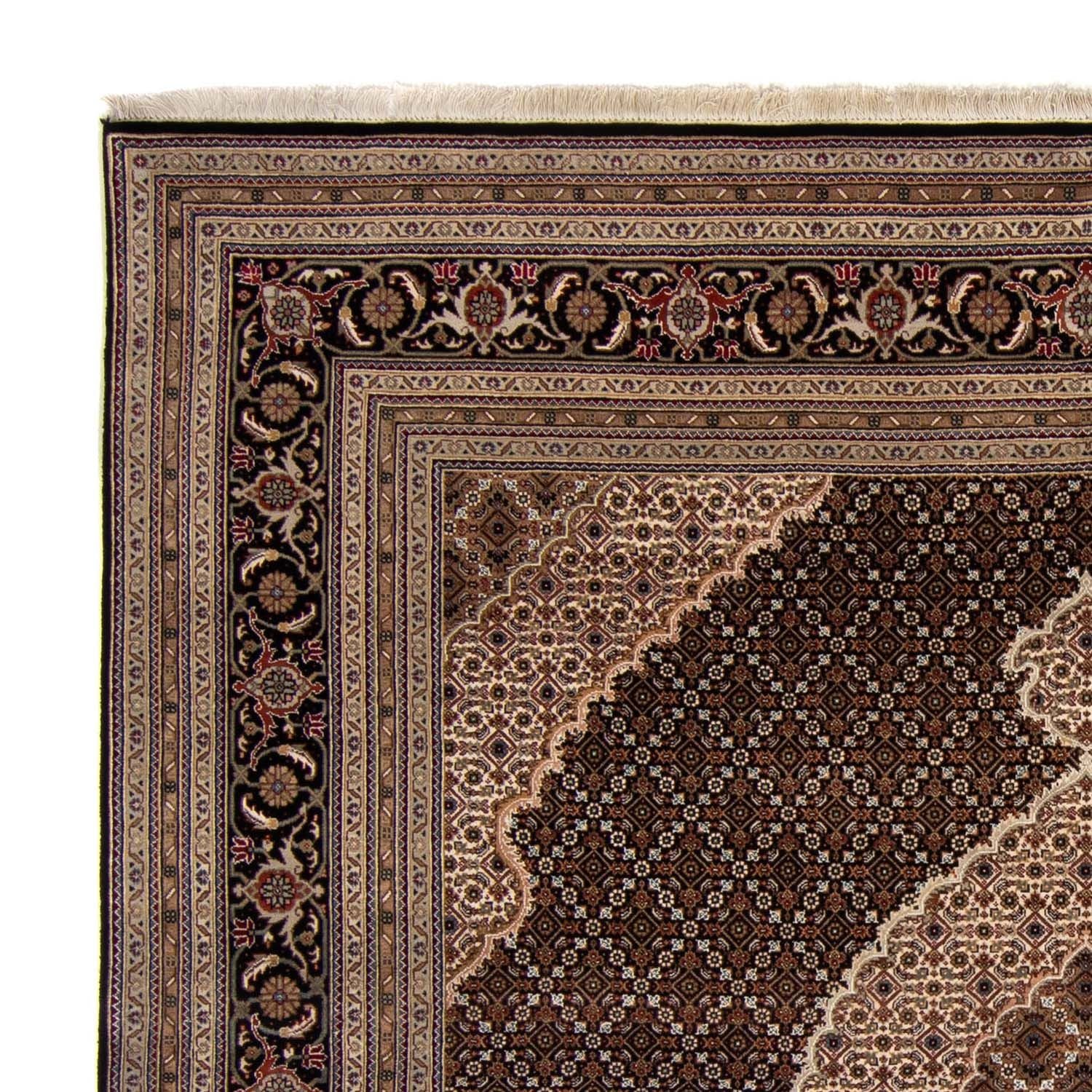 Alfombra persa - Tabriz - 252 x 251 cm - azul oscuro