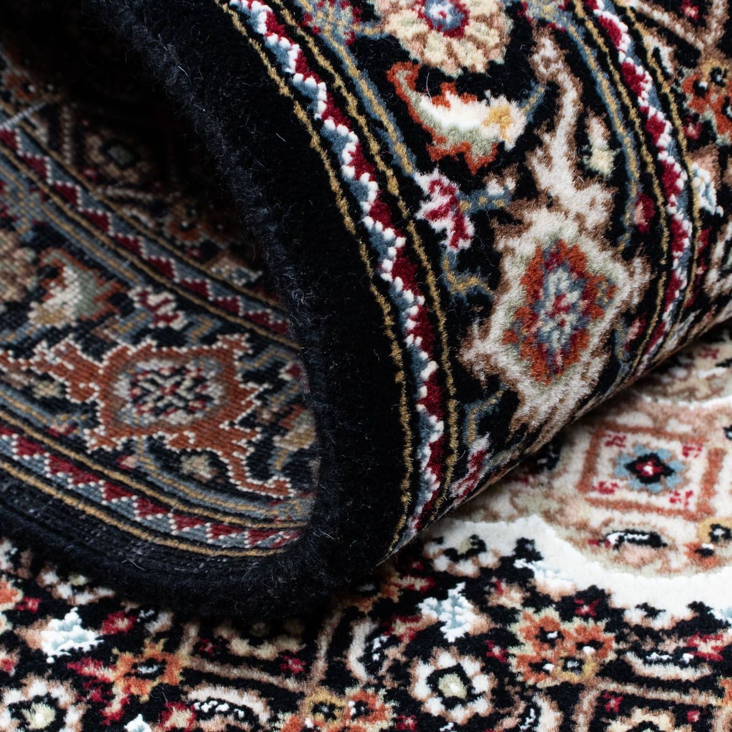 Alfombra de pasillo Alfombra persa - Tabriz - 201 x 84 cm - azul oscuro