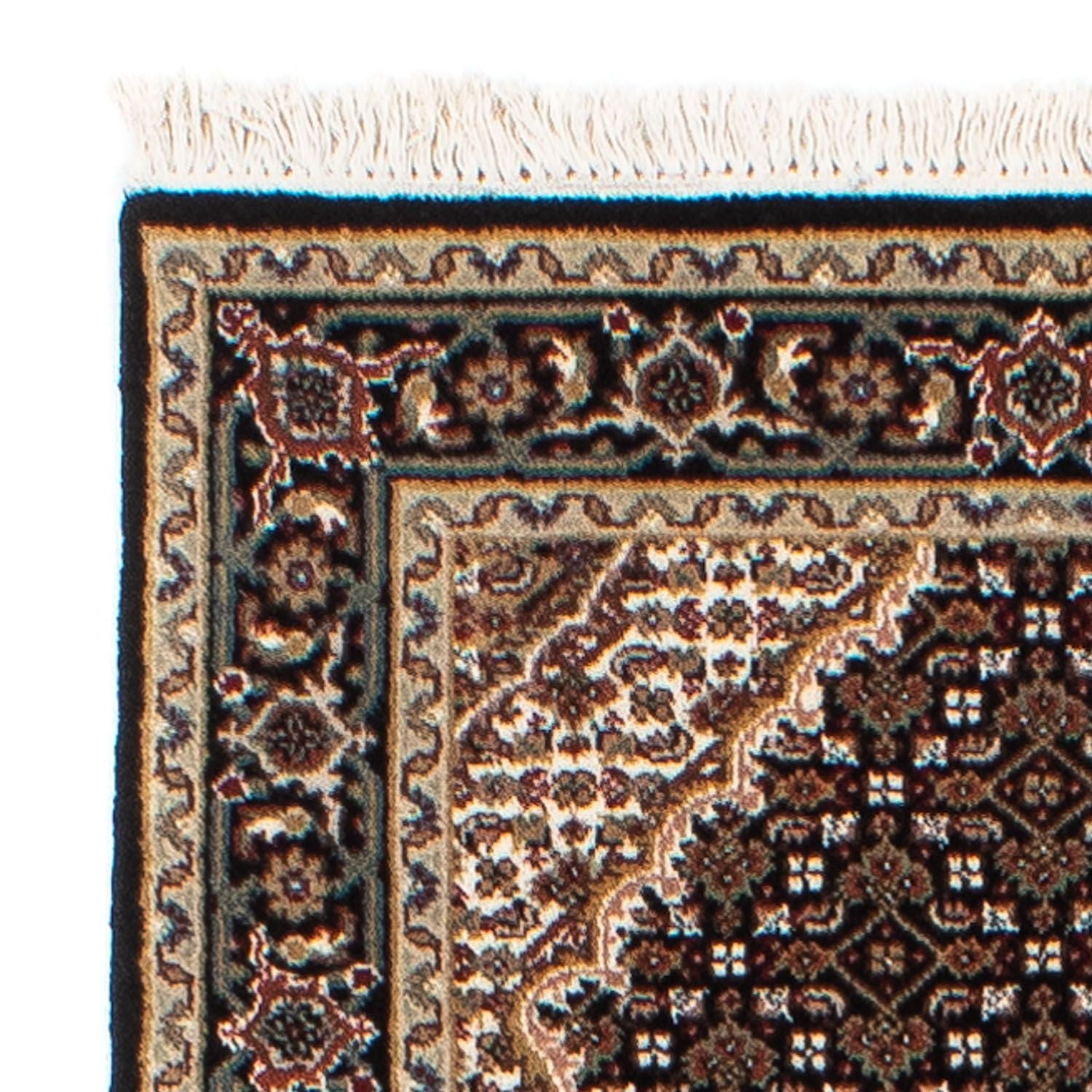 Alfombra de pasillo Alfombra persa - Tabriz - 196 x 73 cm - azul oscuro