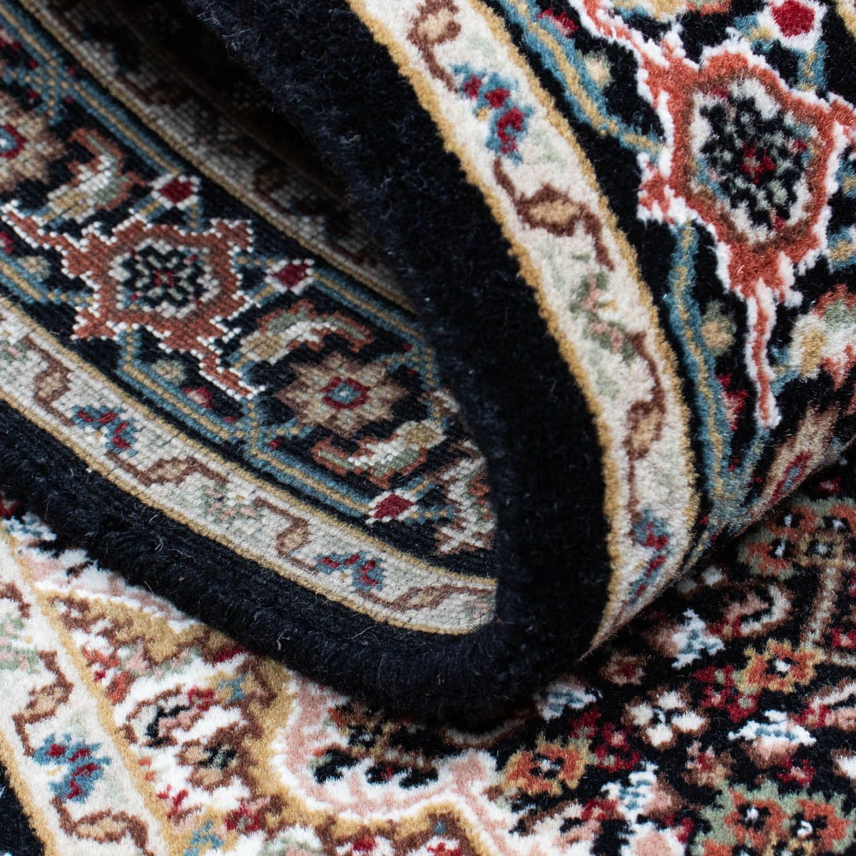 Alfombra de pasillo Alfombra persa - Tabriz - 196 x 73 cm - azul oscuro