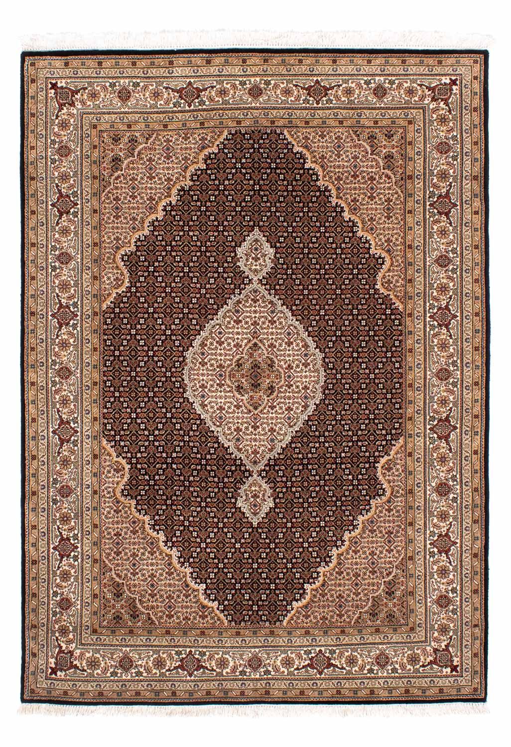 Alfombra persa - Tabriz - 242 x 172 cm - azul oscuro