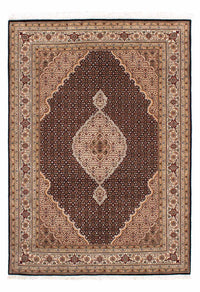 Alfombra persa - Tabriz - 242 x 172 cm - azul oscuro