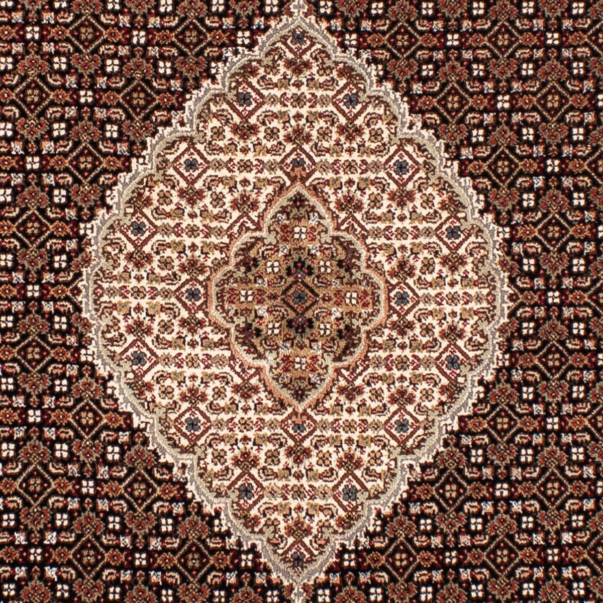 Alfombra persa - Tabriz - 242 x 172 cm - azul oscuro