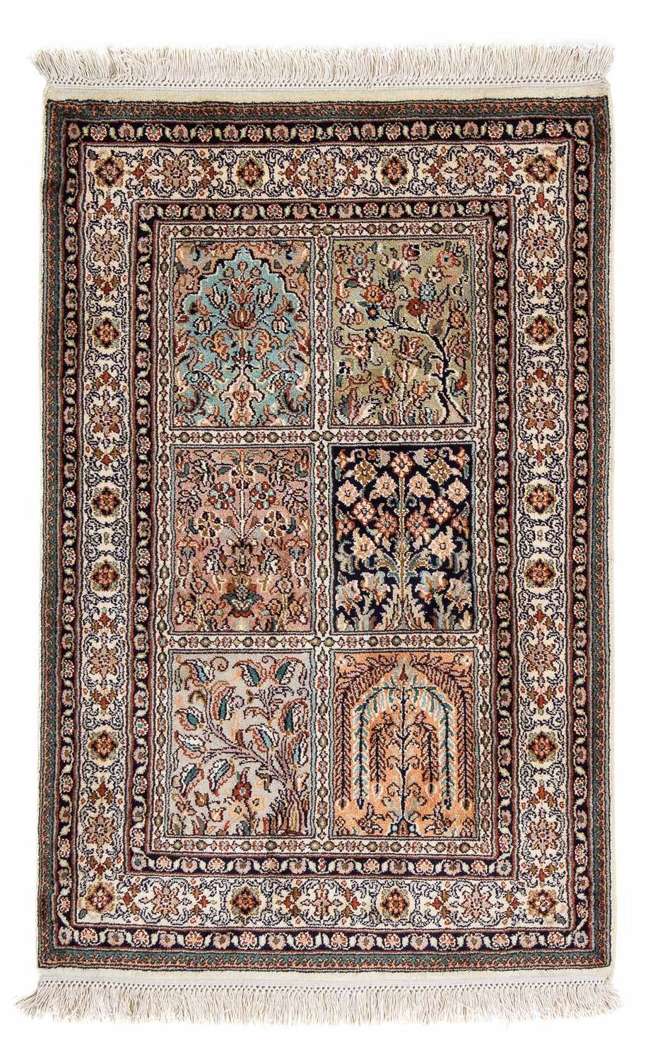 Alfombra persa - Clásica - 94 x 61 cm - multicolor